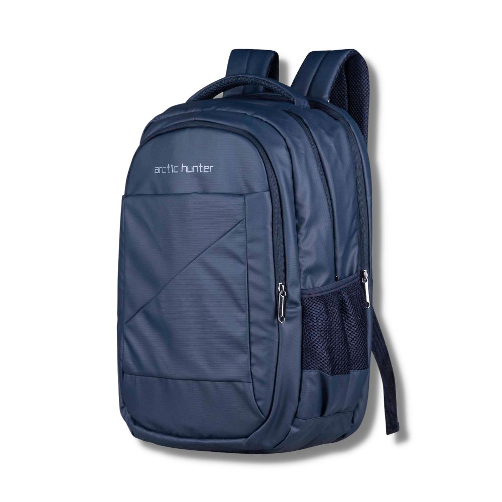 Arctic Hunter Jacquard Fabric BackPack - AH- 1602- Navy