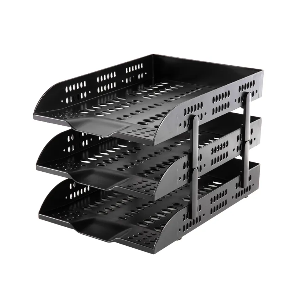 Deli E9125 File Tray - 3 Tier