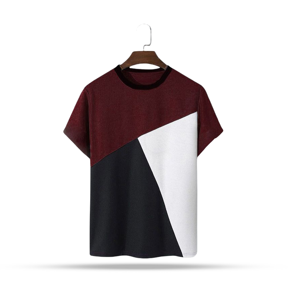 Cotton Anomos Premium Signature T-shirt - Maroon