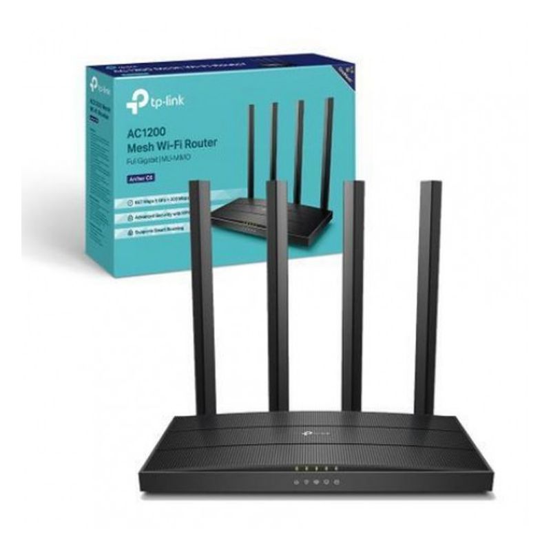 TP -Link Archer C6 (US Version -3.20) AC1200 1200mbps MU -MIMO Gigabit Router