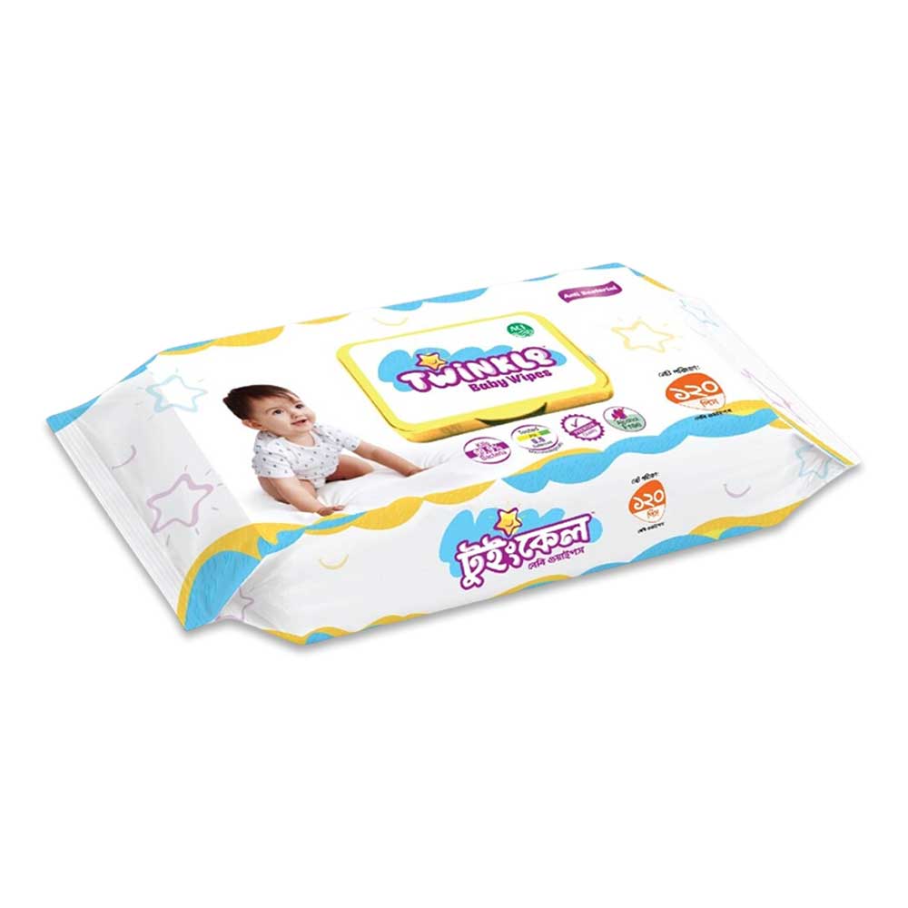 Savlon Twinkle Baby Wipes Pouch - 120 Pcs - HPB2