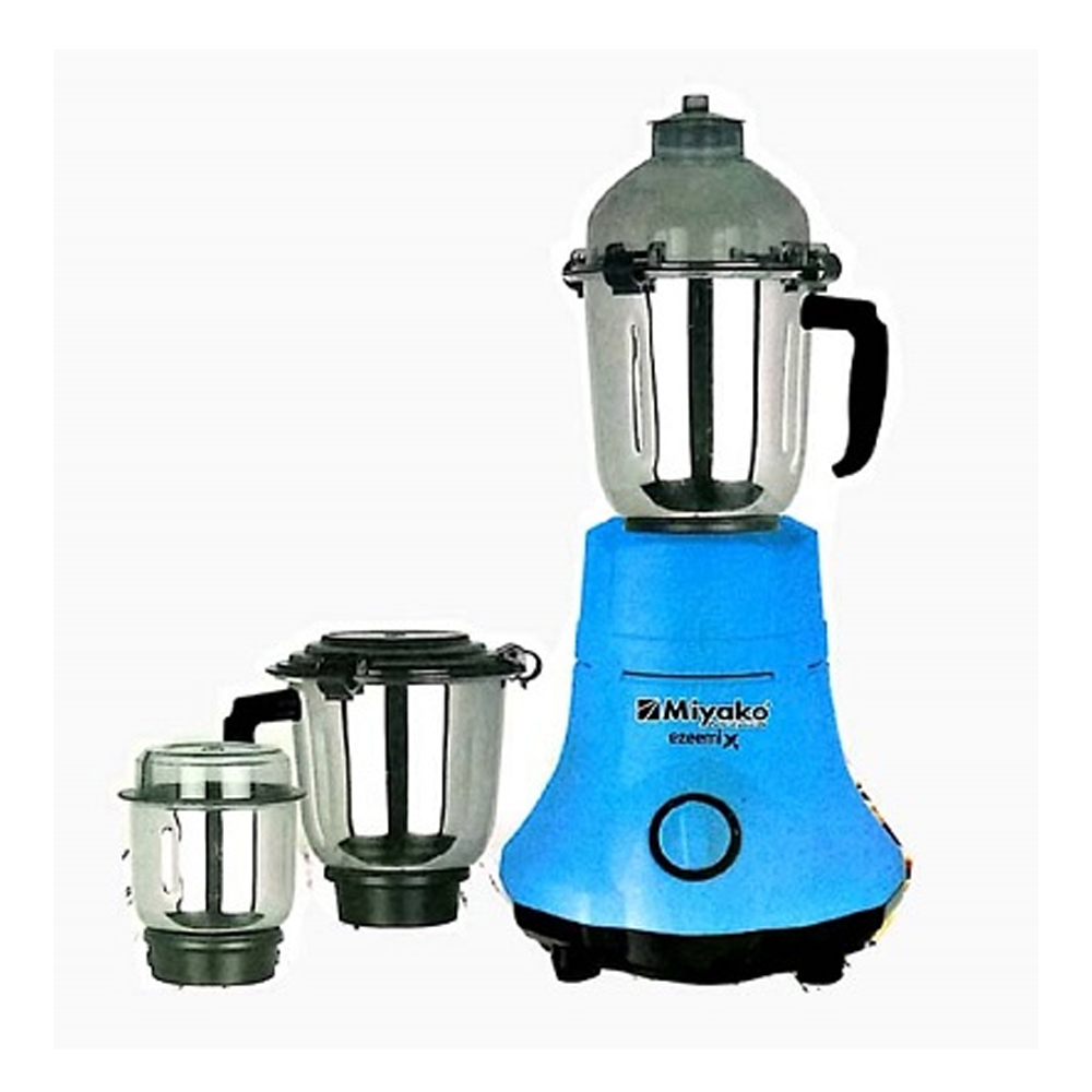 Miyako Ezeemix 3 in 1 Blender And Mixer Grinder 750W Blue