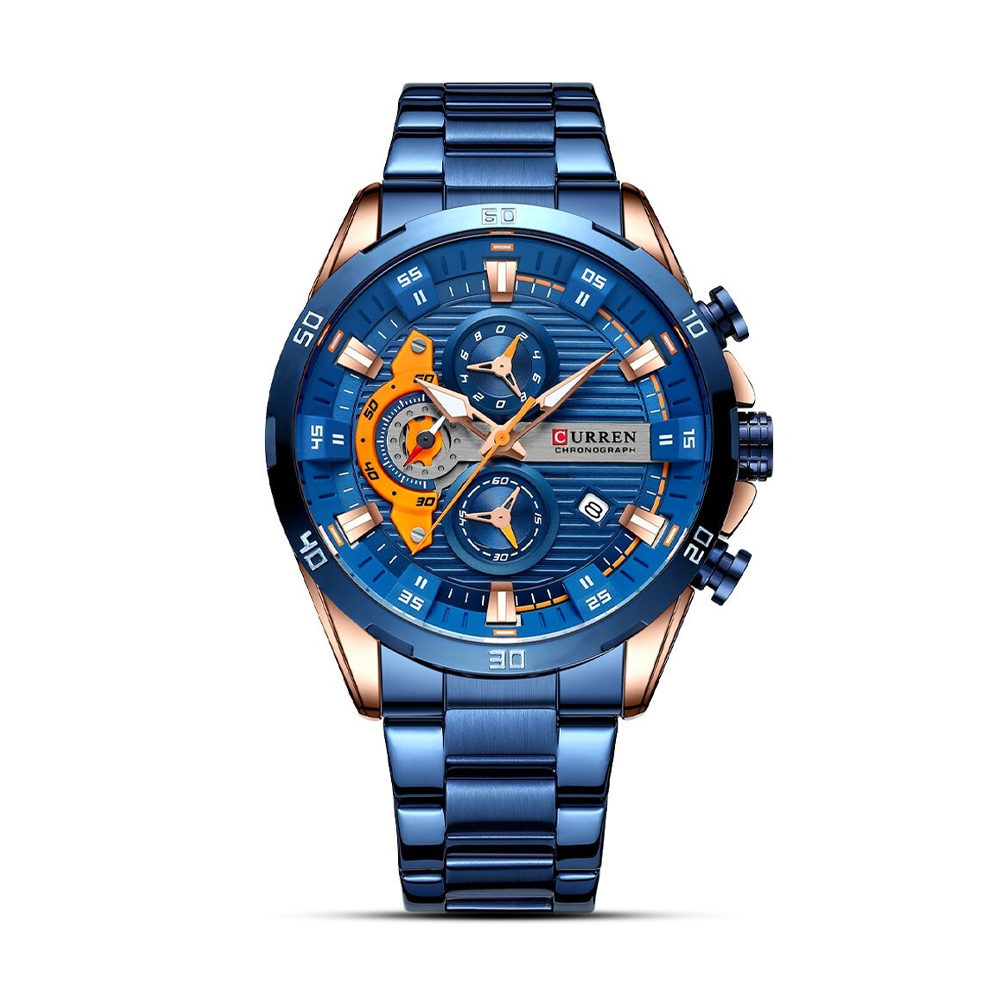 Curren chronograph wrist online watch