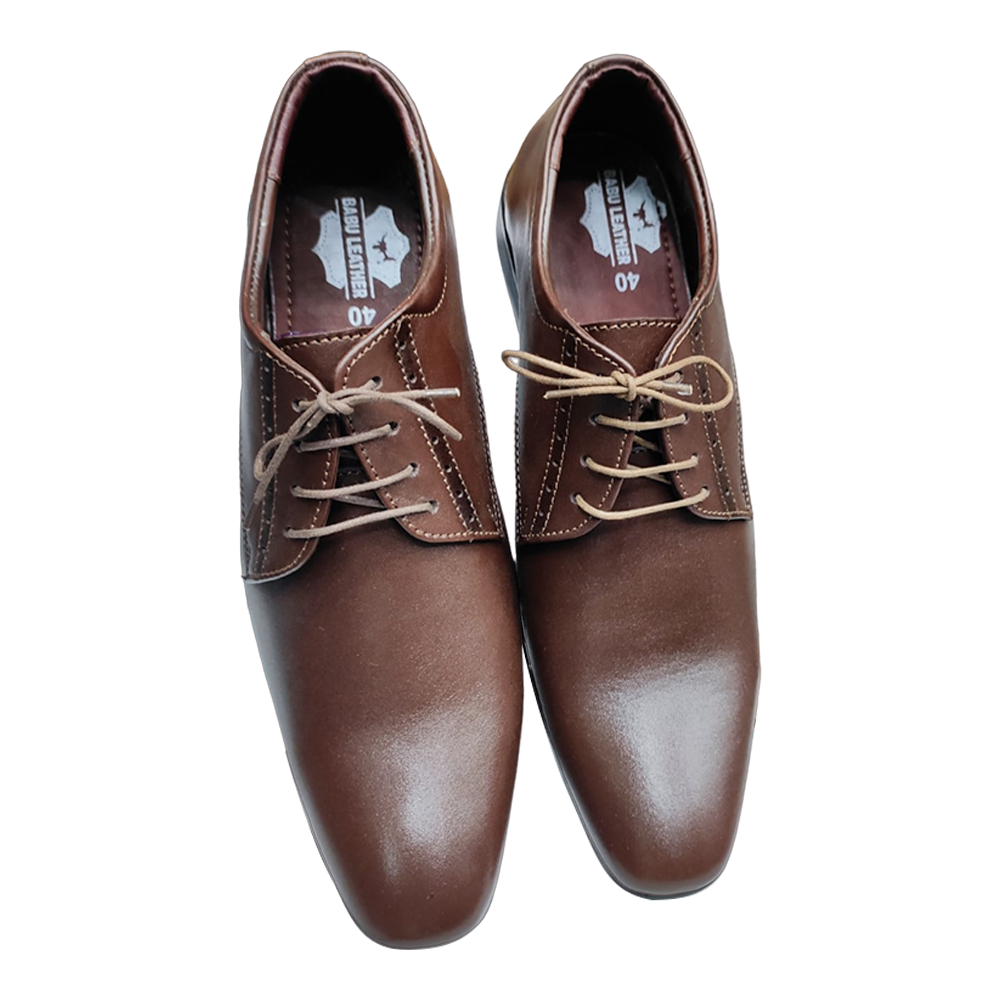 Formal Leather Shoe For Men - Brown - LS003