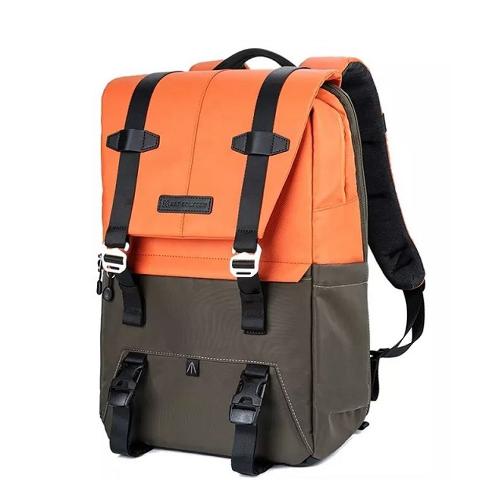 K&F Concept KF13.087AV1 Multifunctional Waterproof Camera Backpack With Laptop Chamber - Orange
