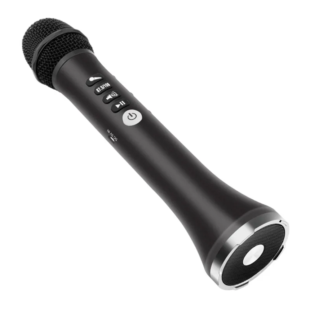 L-698 Wireless Bluetooth Karaoke Microphone - Black