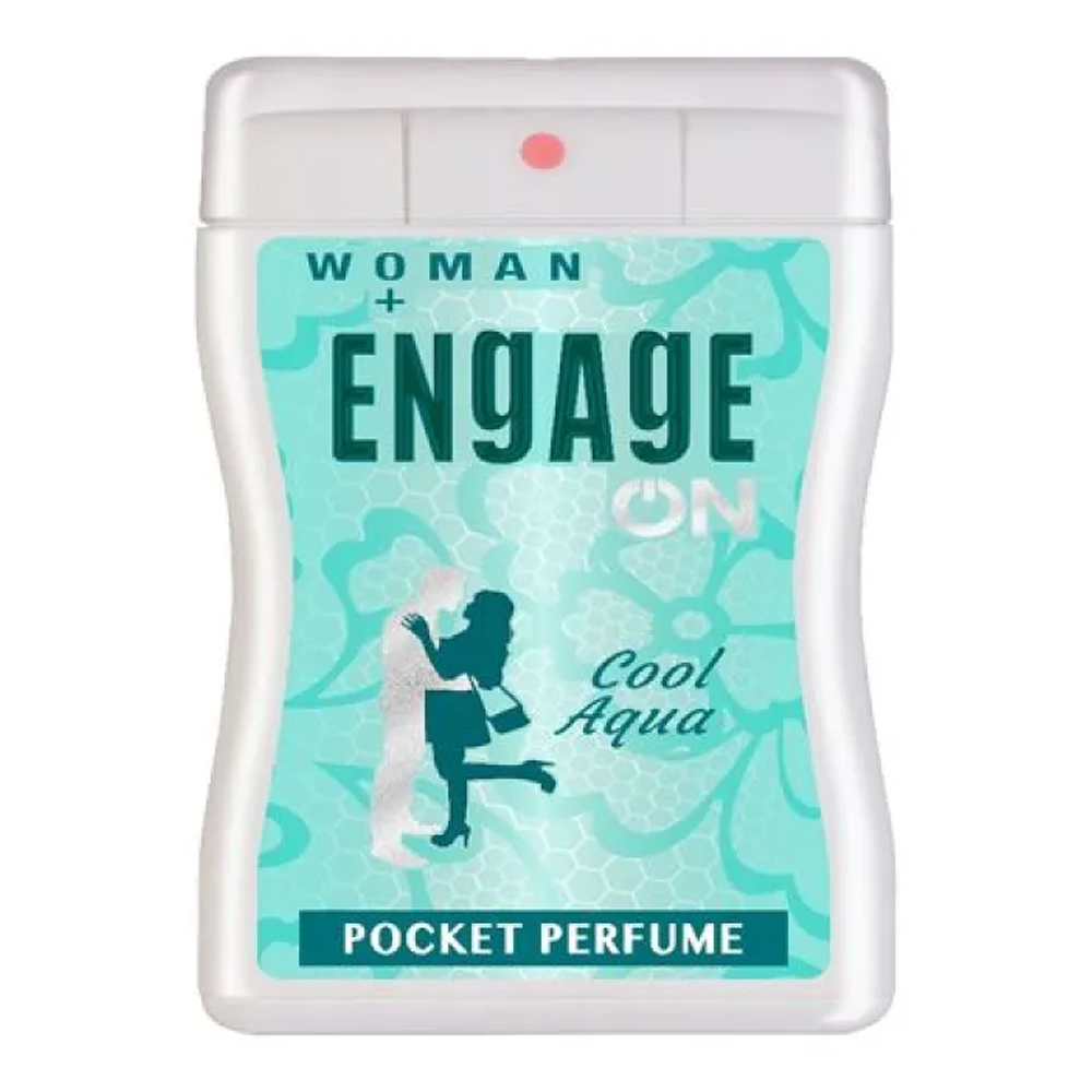 Engage Cool Aqua Pocket Perfume for Women - 18ml
