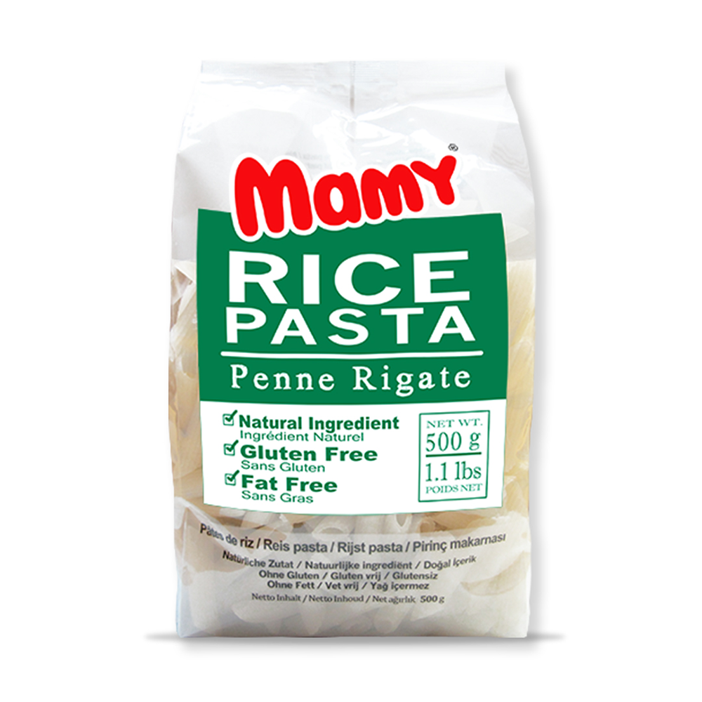 Mamy Rice Pasta Penne Regate - 250gm - M210245