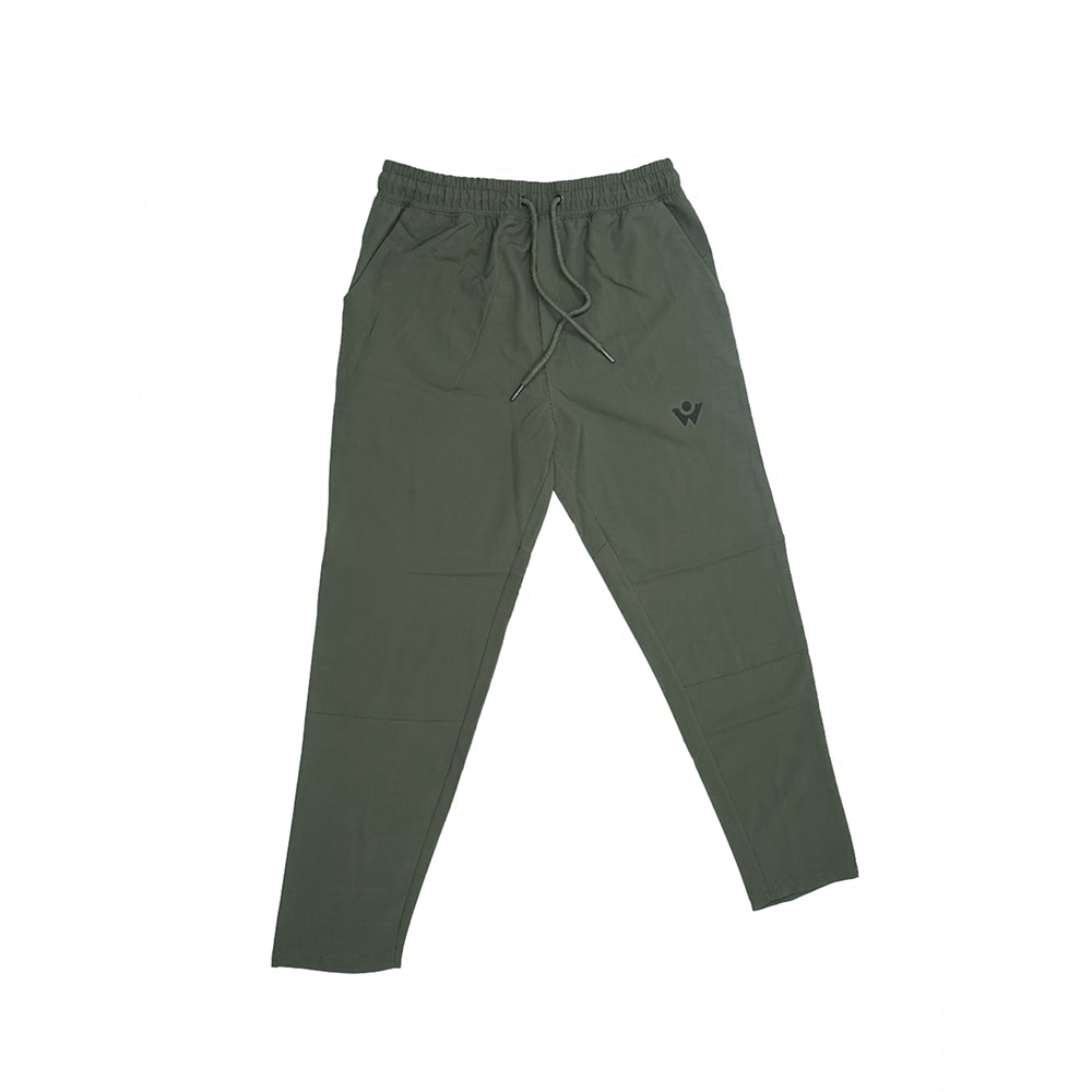 China Woven Blend Sports Trouser With Cuff For Men - Olive - W36