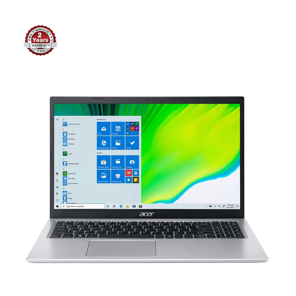 Acer Aspire A515-56-Intel Core i3 - 4GB DDR4 RAM - 1 TB 2.5-inch 5400 RPM HDD - 15.6 Inch Laptop - Silver