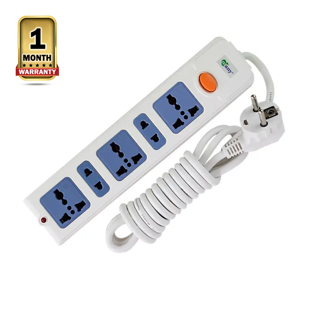 Many MTS-305 2Pin Classic 5 Port Multiplug - 3 Meter