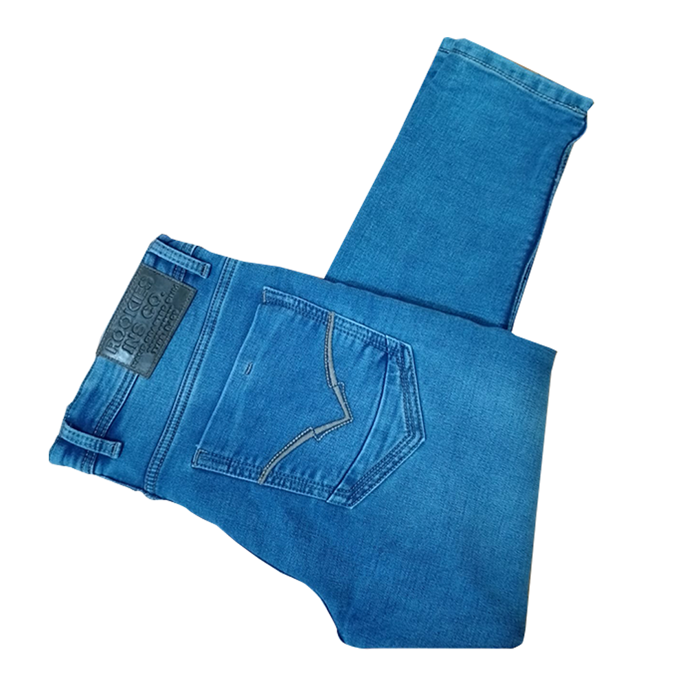 Knit Denim Jeans Pant for Men - Blue