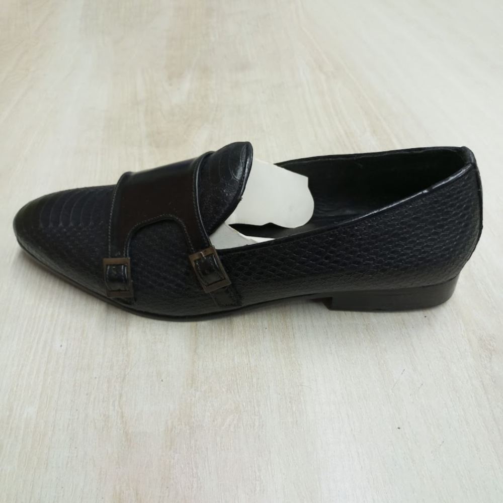 PU Leather Loafer Shoes for Men - Black - L003