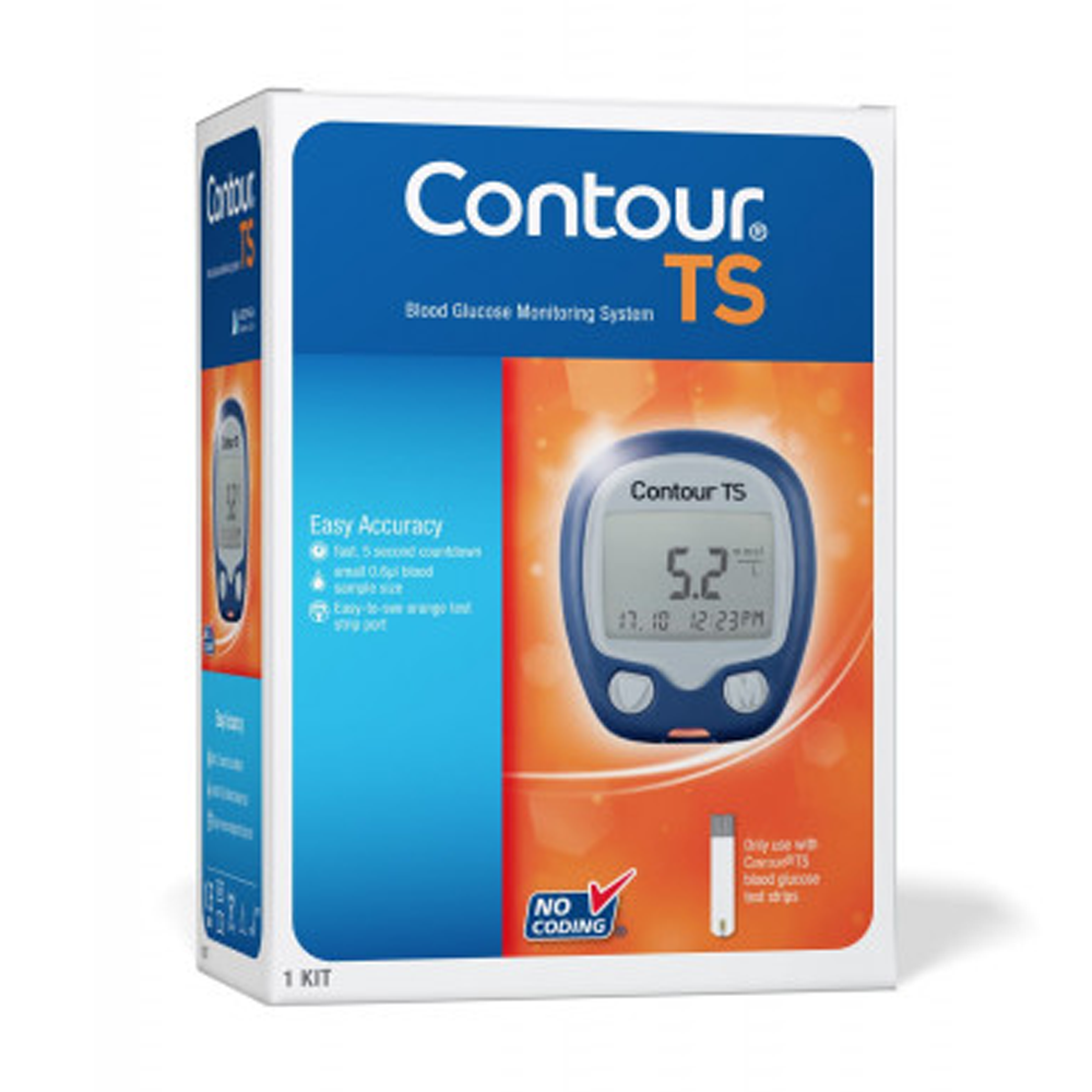 Contour TS Blood Glucose Meter Blue