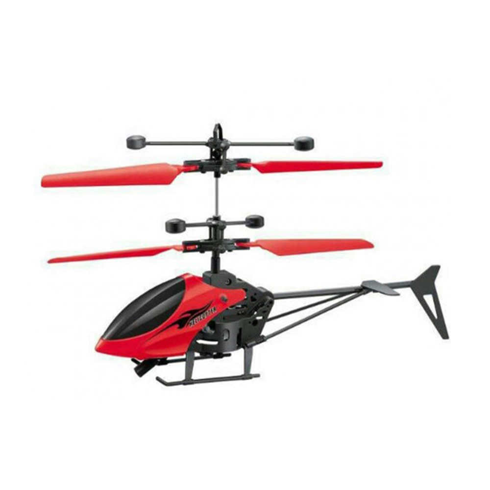 Induction Aircraft Helicopter (Hand Sensor) Red