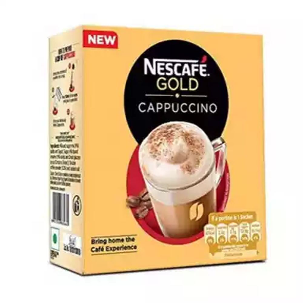 Nestle Nescafe Gold Cappuccino Coffee Mix 5 Sachets - 125 gm