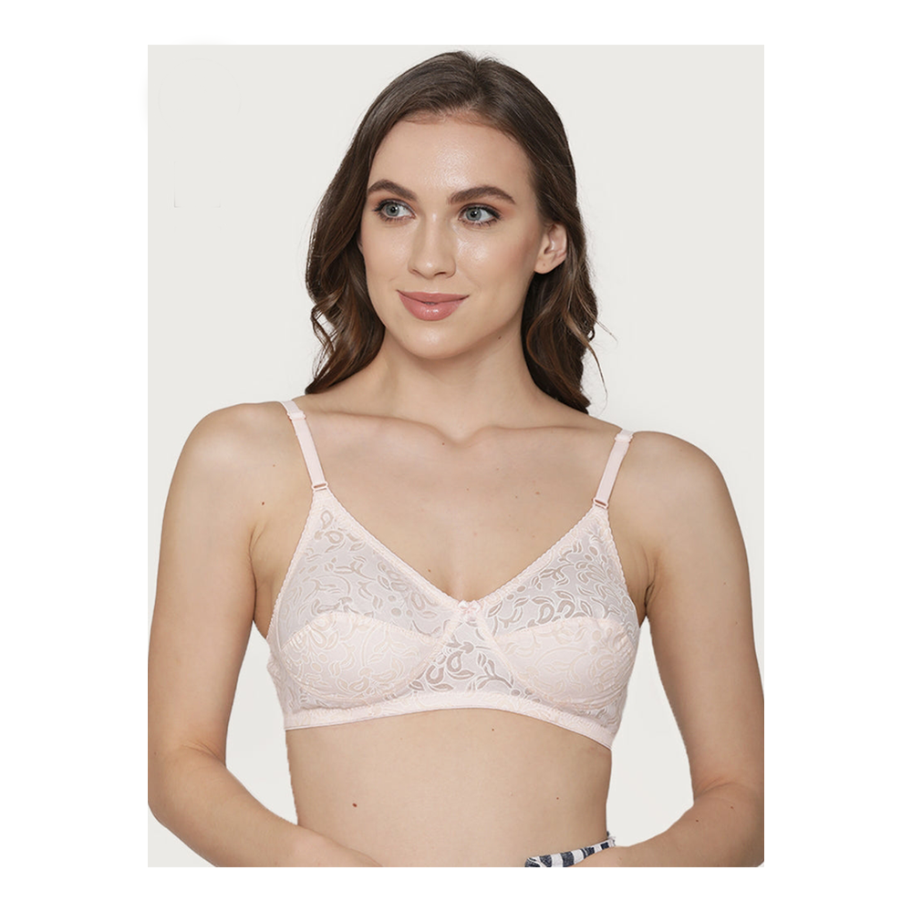 Kalyani Cotton Comfort Wirefree Non Padded Bra For Women - Skin