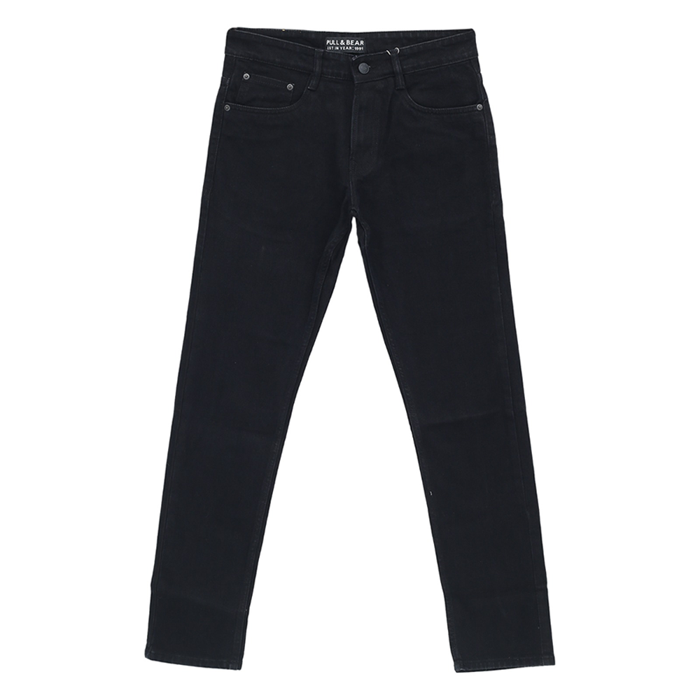 Cotton Denim Jeans Pant for Men - Black