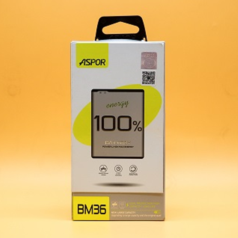 Aspor BM-36 Li-ion 4000 mAh Mobile Battery - White