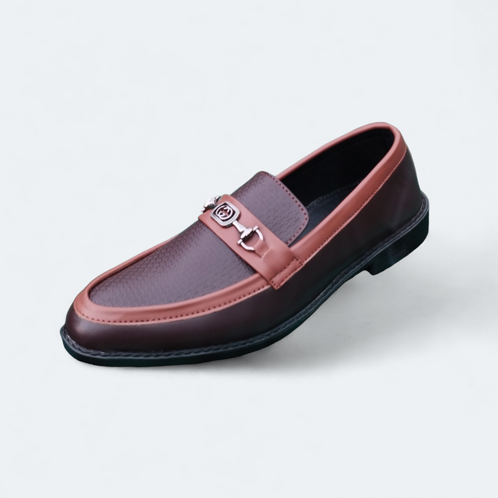 Leather Half Shoes for Men - Chocolate