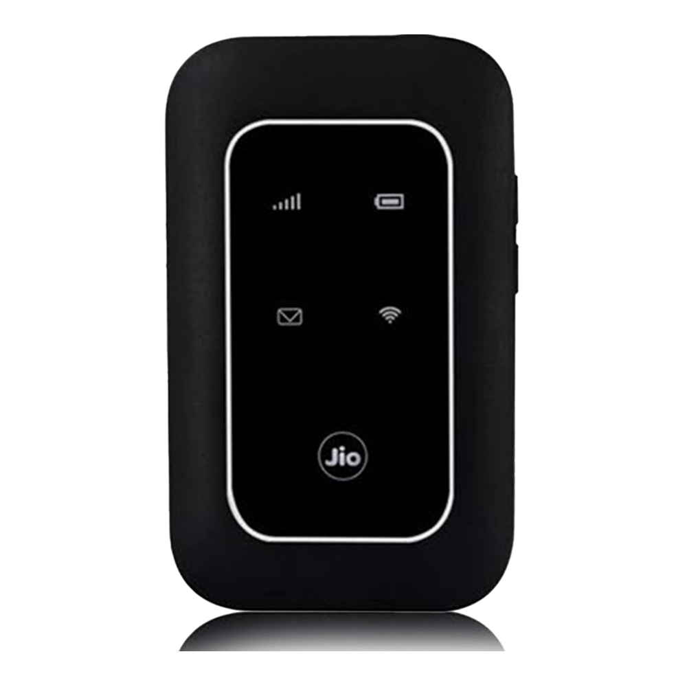 Jio WD680+ LTE-Advanced Mobile Wi-Fi Hotspot Pocket Router - Black