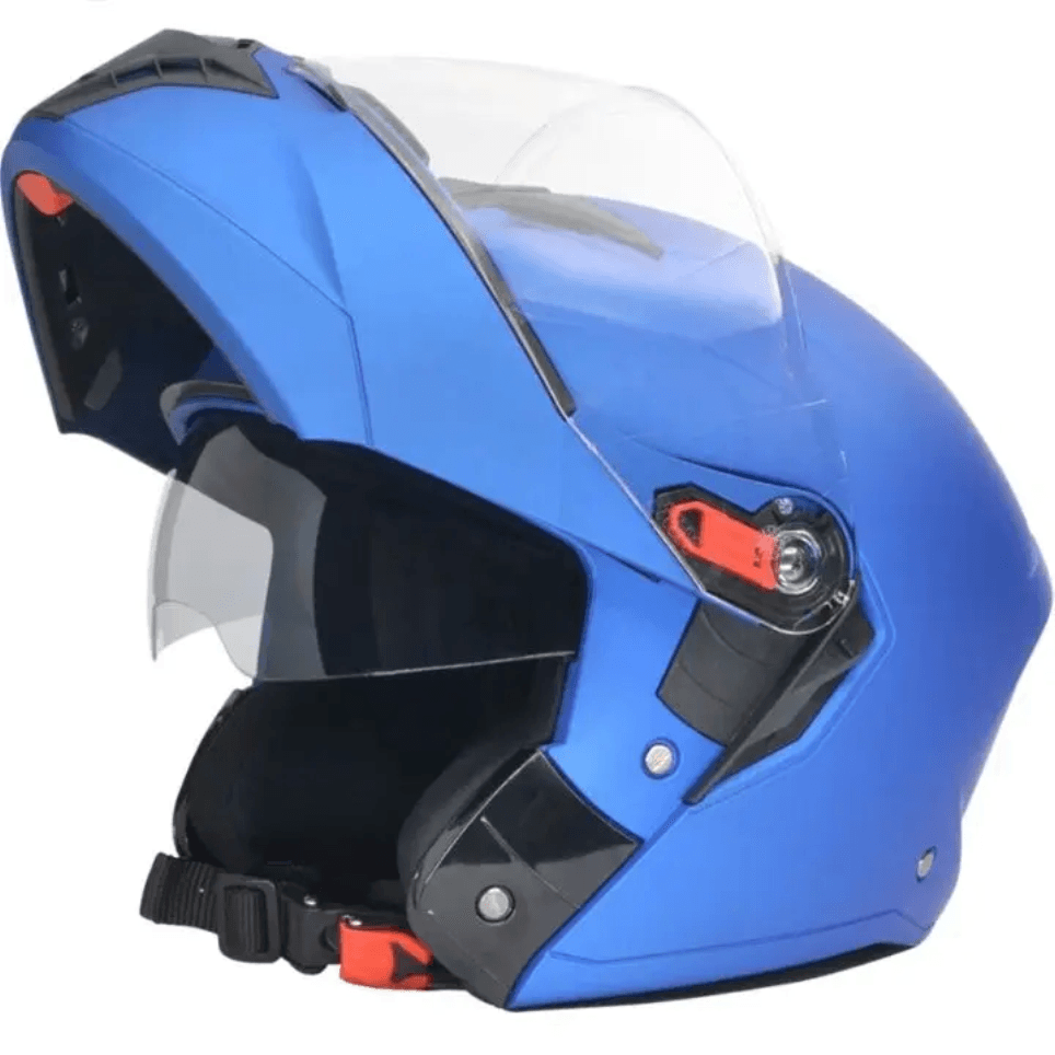 STUDDS Trooper Modular Full Face Bike Helmet - Blue