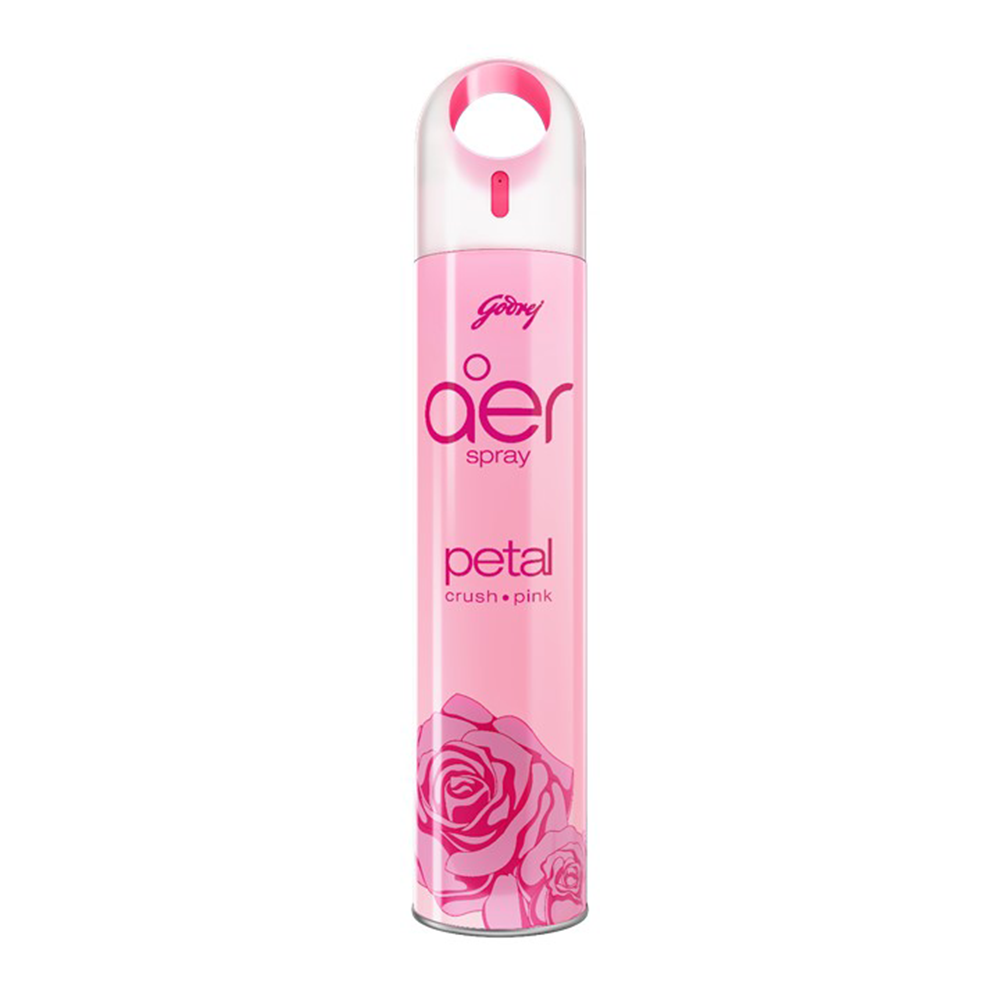 Godrej Aer Room Air Freshener Spray Petal Crush Pink - 300ml
