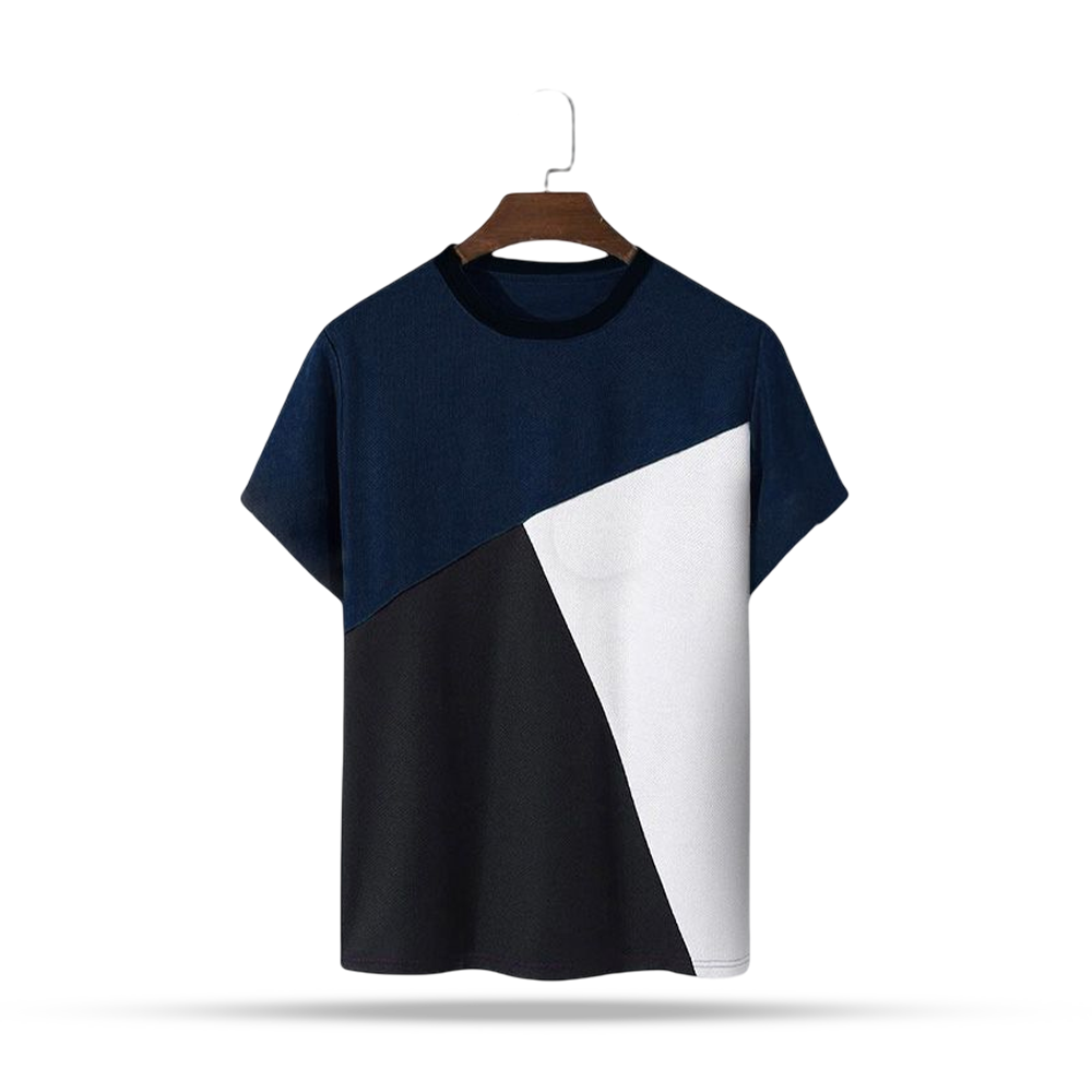 Cotton Anomos Premium Signature T-shirt - Navy Blue