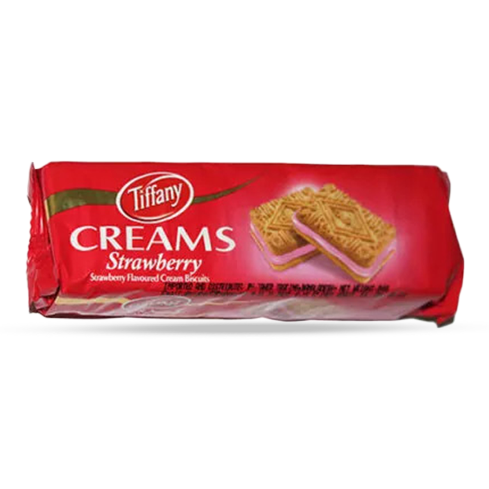 Tiffany Strawberry Cream Biscuit - 80gm