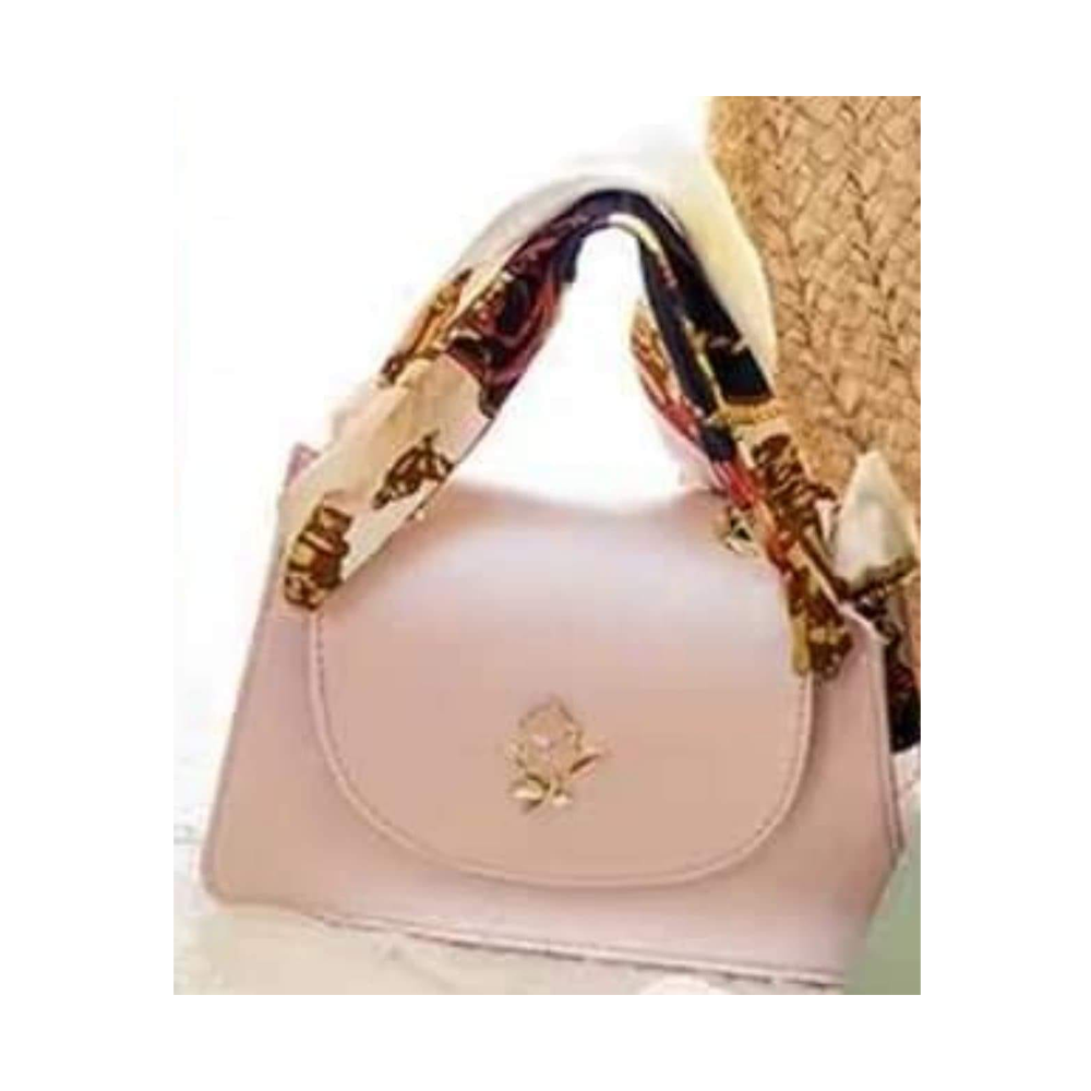 PU Leather Ladies Stylish Bag - LB 066 - Pink