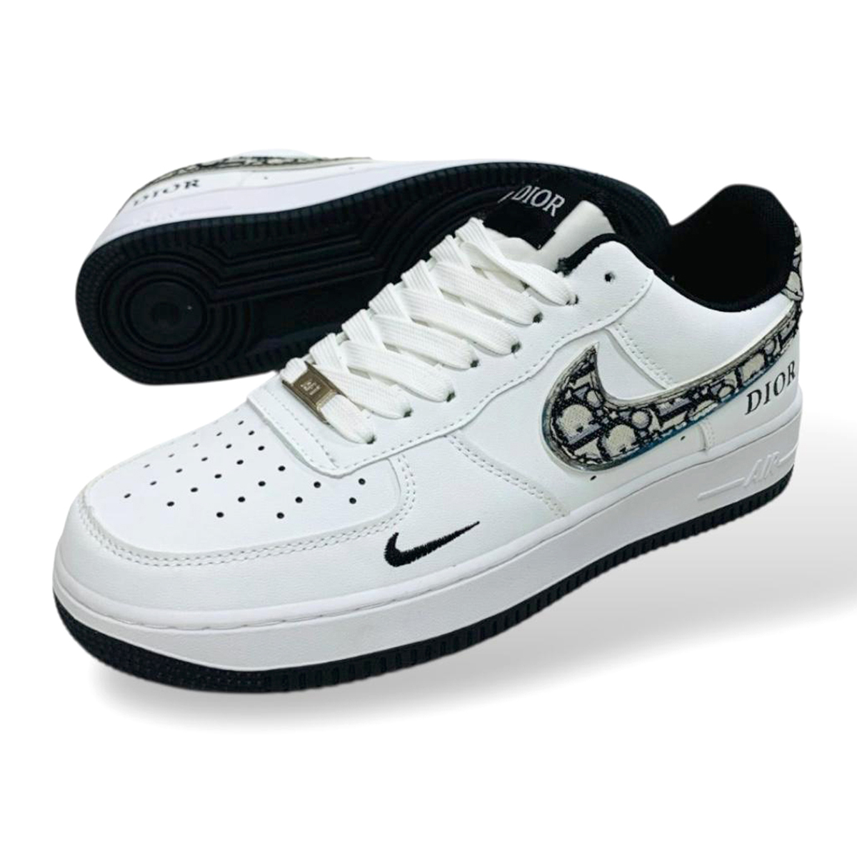 Air Force 1 Leather Sneakers for Men - White - MSK 717