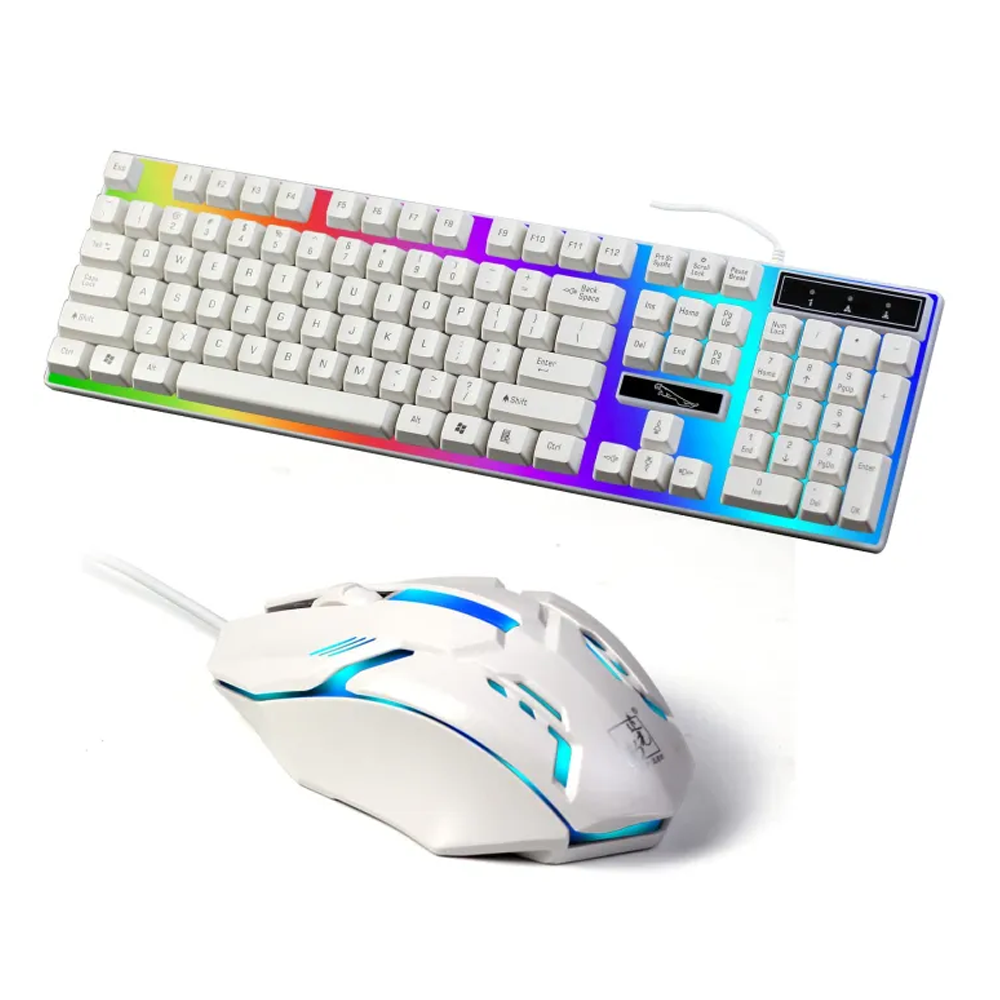 Combo of G21 RGB Gaming Keyboard And Mouse - White