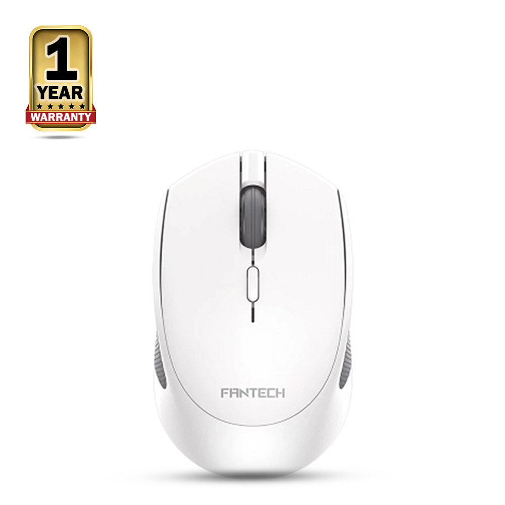 Fantech W190 Space Edition Dual Mode 2.4Ghz Bluetooth Wireless Mouse - White