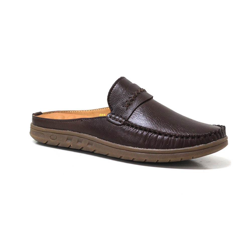 Leather Half Shoe for Men - MH185 - Coffee