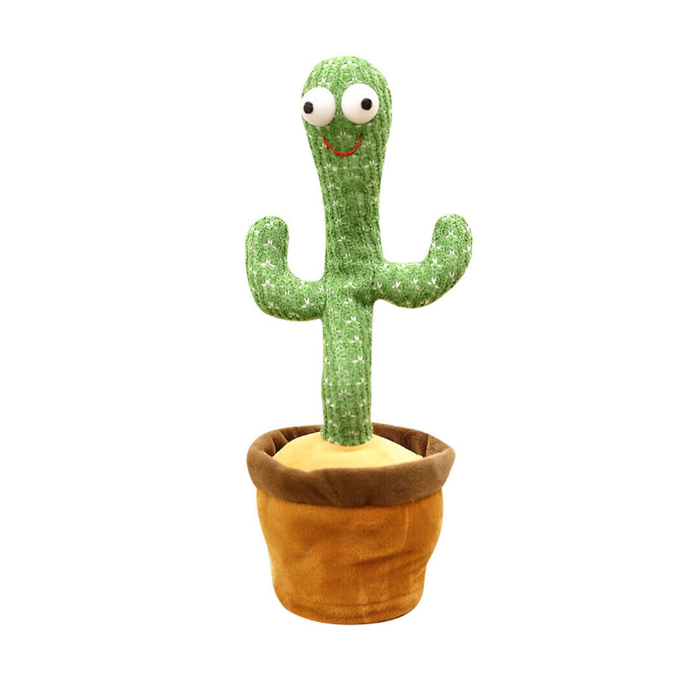 Electronic Dancing Cactus Plush Toy 