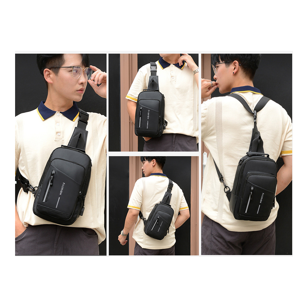 Nylon Dual Carrying System Backpack - Black