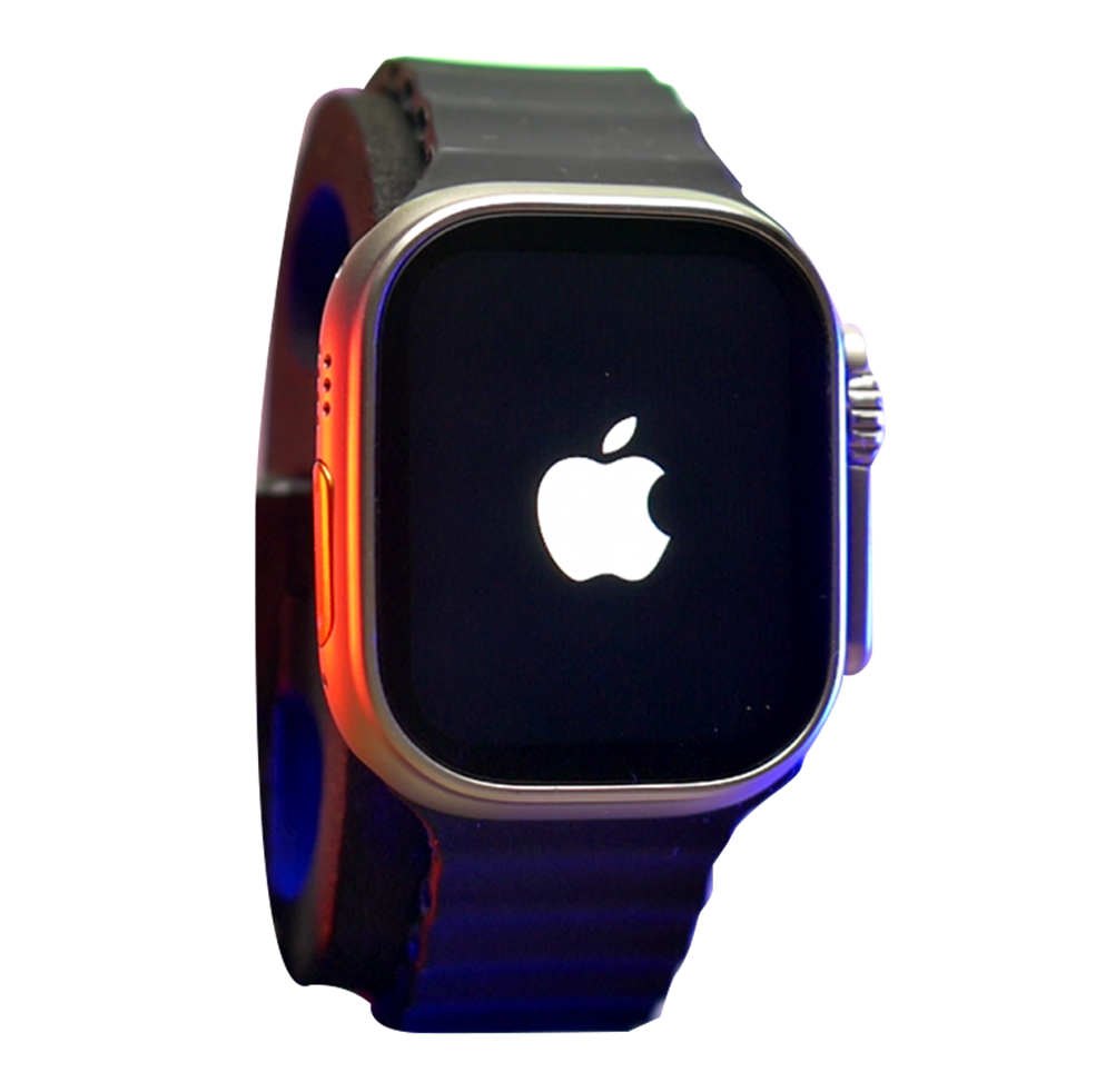 Ultra 8 Apple Logo Smartwatch - Black