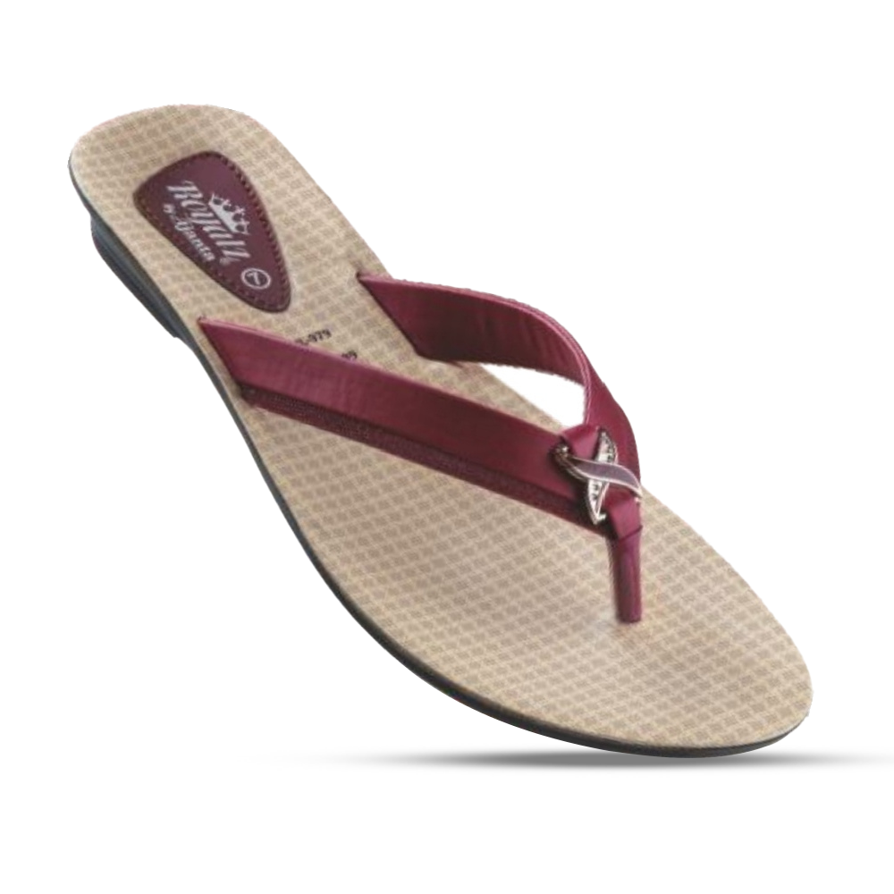 Ajanta Royalz PUL979 Women's Sandals - Cherry