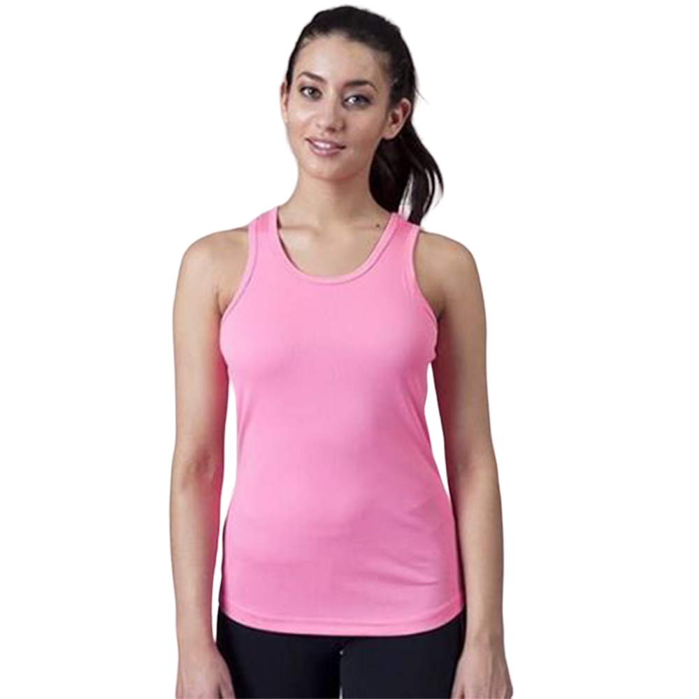 Cotton Sleeveless Tank Tops for Women - Light Pink - u3006