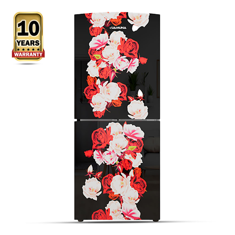 Jamuna JE -XXB -LS5170JF -QD Refrigerator - Black Rose Blossom - 170 Ltr