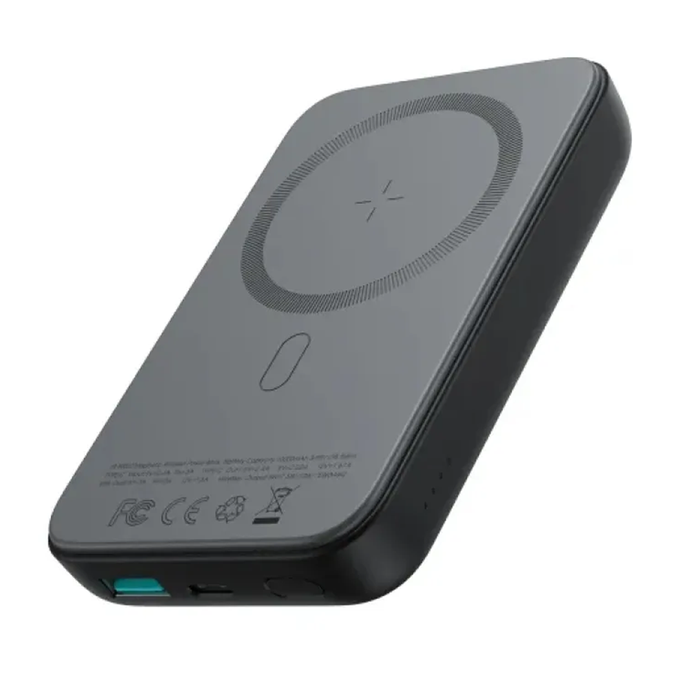 Joyroom JR-W020 Magnetic Wireless Mini Power Bank - 10000mAh - Black