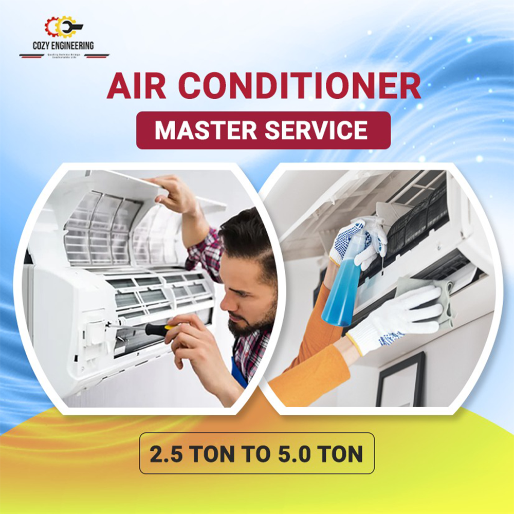 Cozy Engineering Master Service Air Conditioner - 2.5 Ton to 5.0  Ton