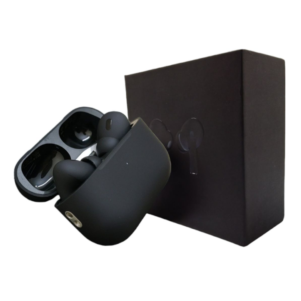 Airpods Pro 2nd Gen ANC Earbuds - Matte Black - Replica Edition