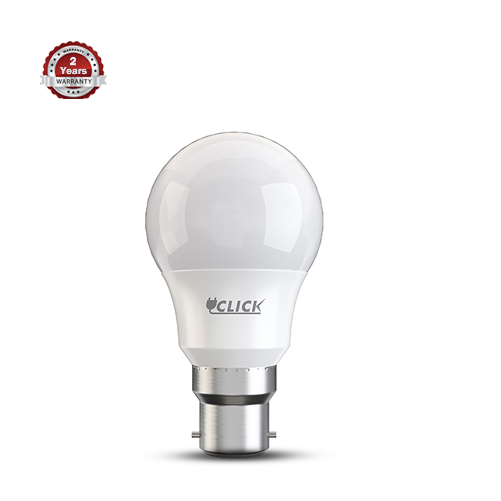 Click LED Bulb 3W Pin - White - B-22