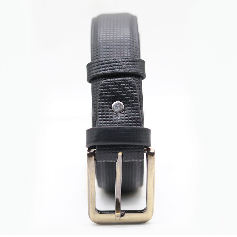 Zays Leather Belt for Men - Black - BLN06