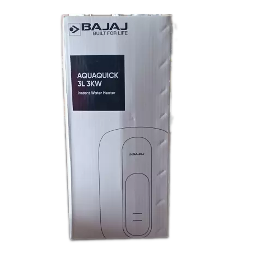 Bajaj Aqua Quick Instant Water Heater 3 Liter White and Blue