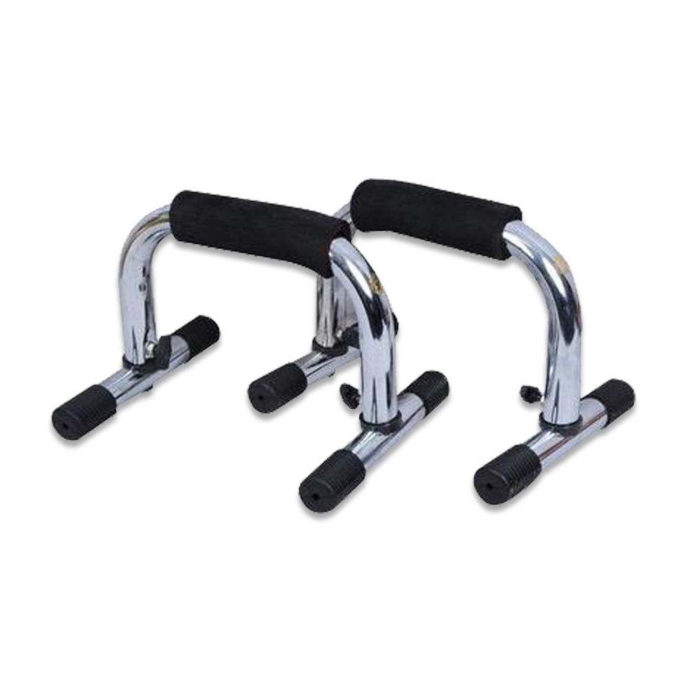 High Push Up Stand - Silver and Black