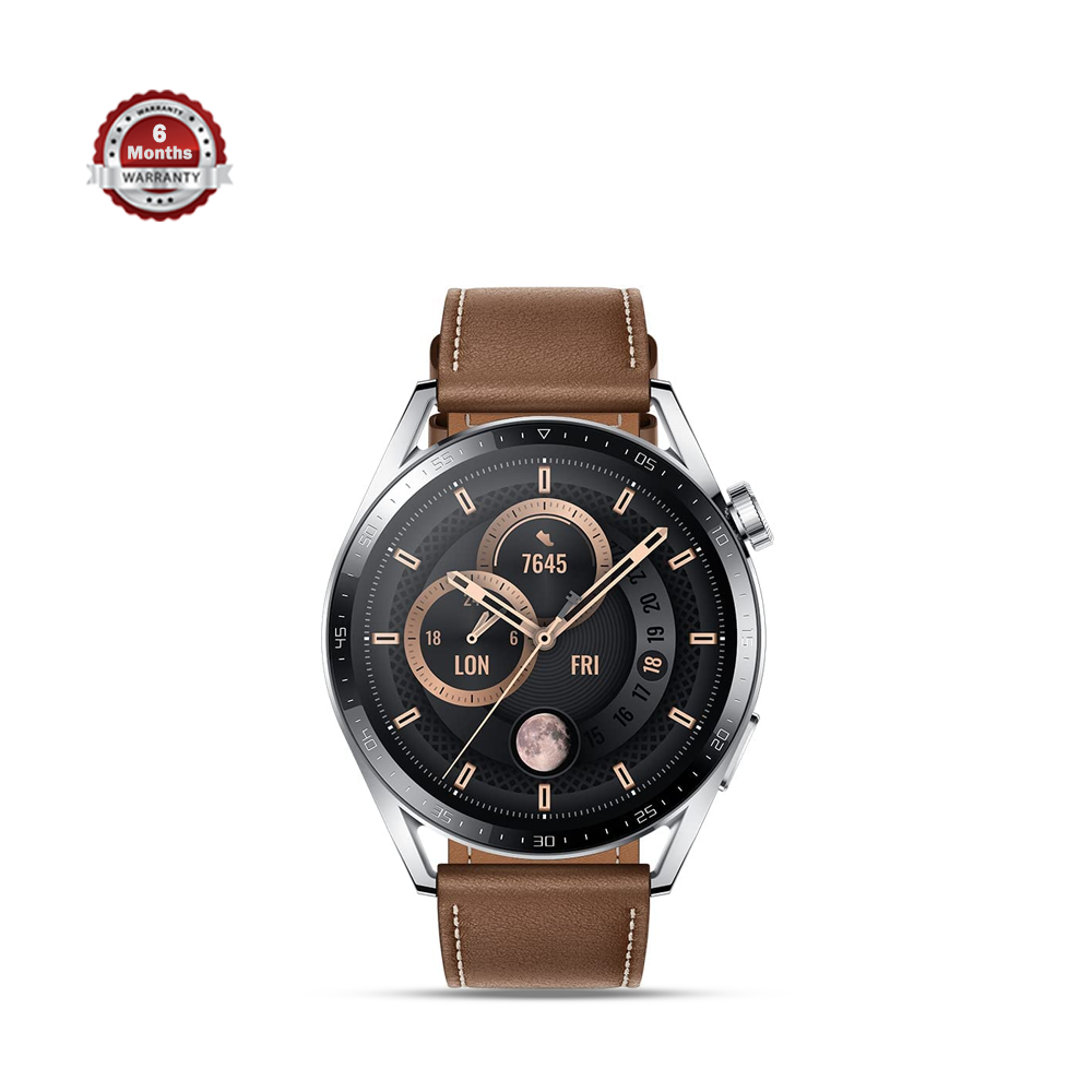 Huawei Watch GT 3 Classic Edition Smart Watch - Pebble Brown