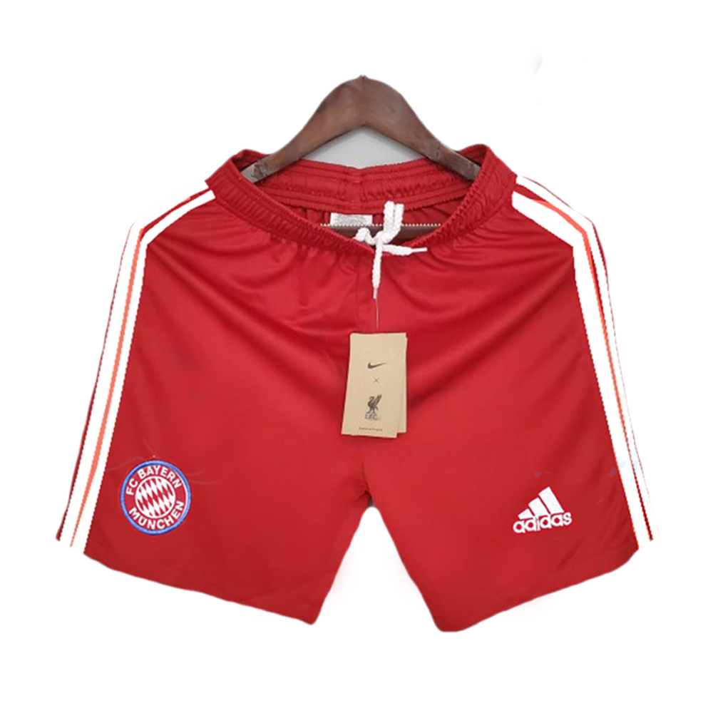 Bayern Munich Mesh Cotton Home Short Pant For Men - Red - Munich SH1