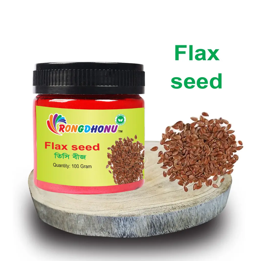 Premium Flaxseed (Tishi Seed) তিশি বীজ - 100gm